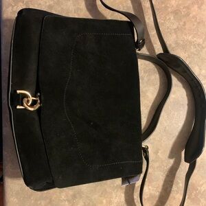 Rebecca Minkoff Black Suede Shoulder Bag